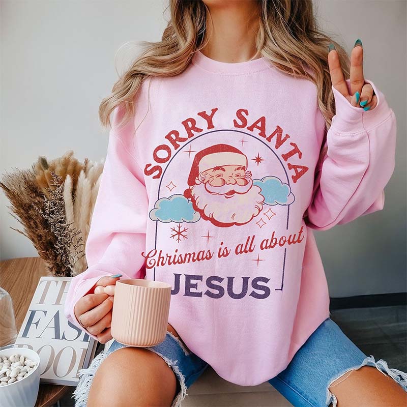 Christmas Faith Crewneck Casual Sweatshirt