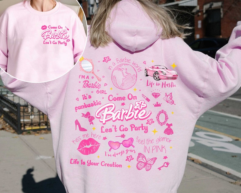 Come on Let's Go Party Double Sided Hoodie