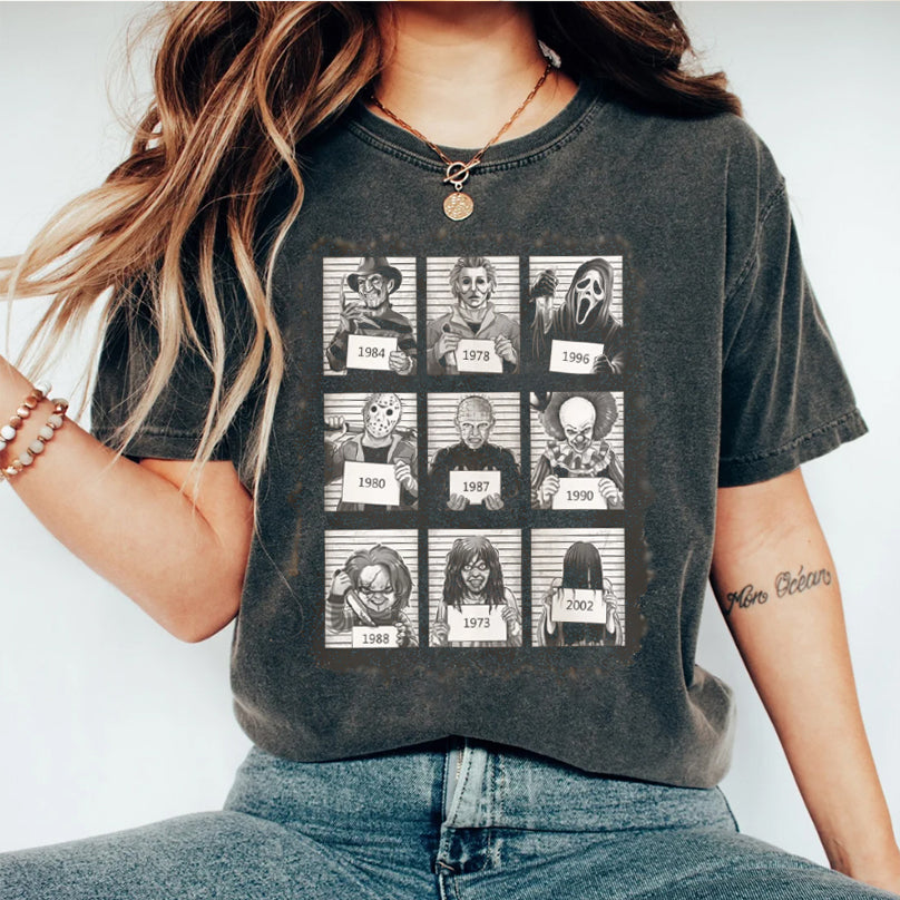 Horror Mug Shot T-shirt