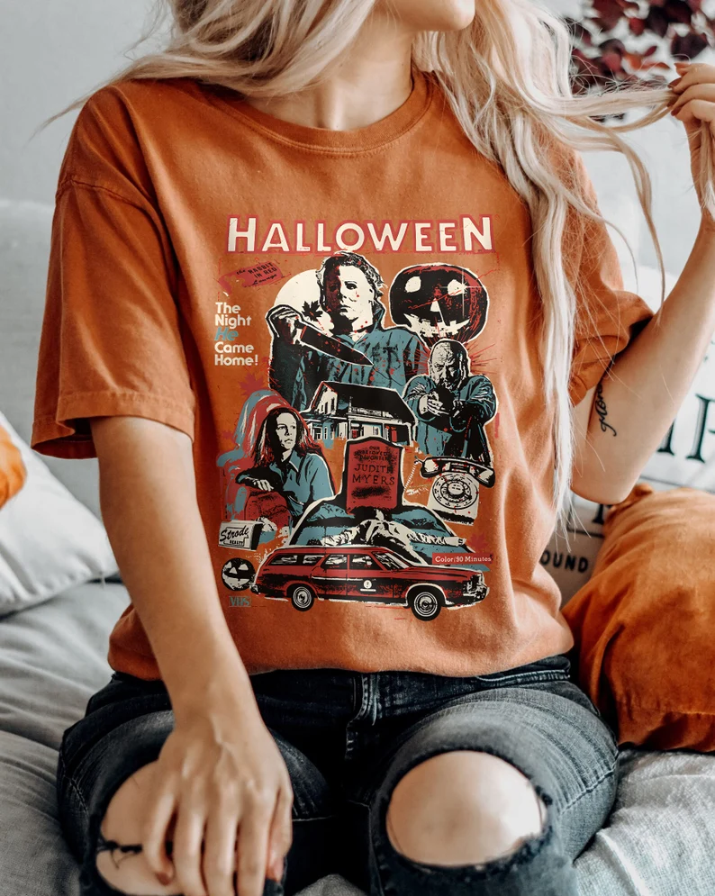 Comfort Colors® Vintage Michael Myers Halloween Shirt