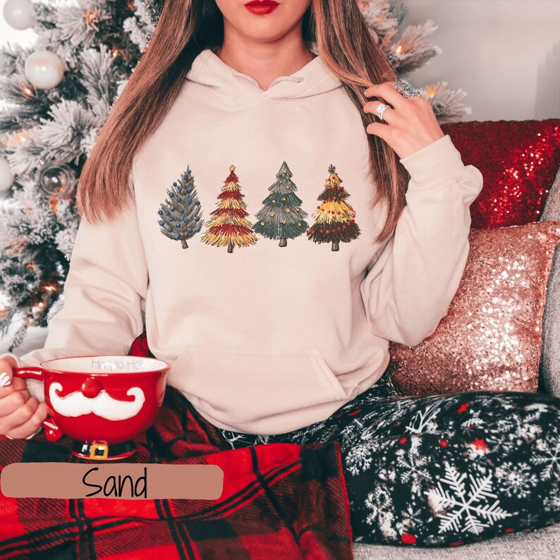 HP Wizard Houses Christmas Tree Hoodie