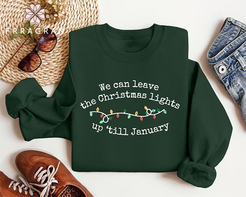 Christmas Lights Casual Sweatshirt