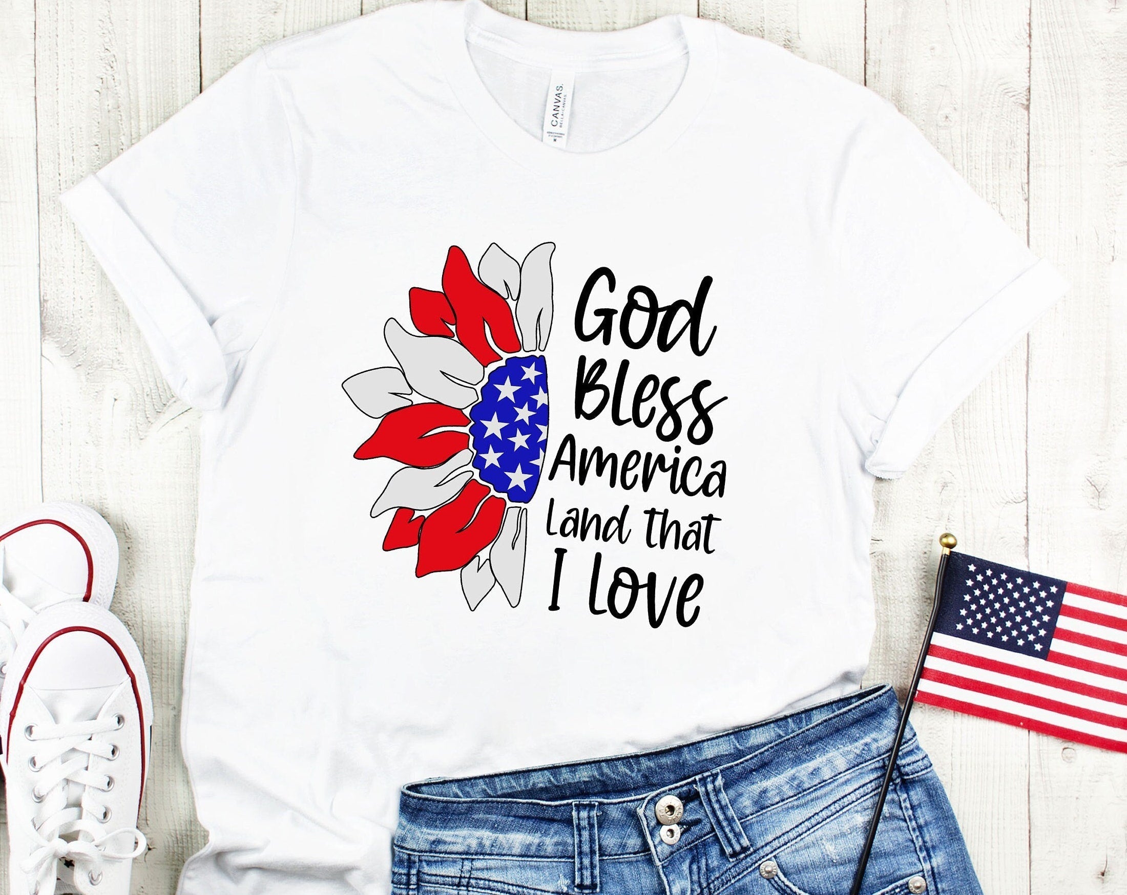 Independence Day Print Casual T-shirt